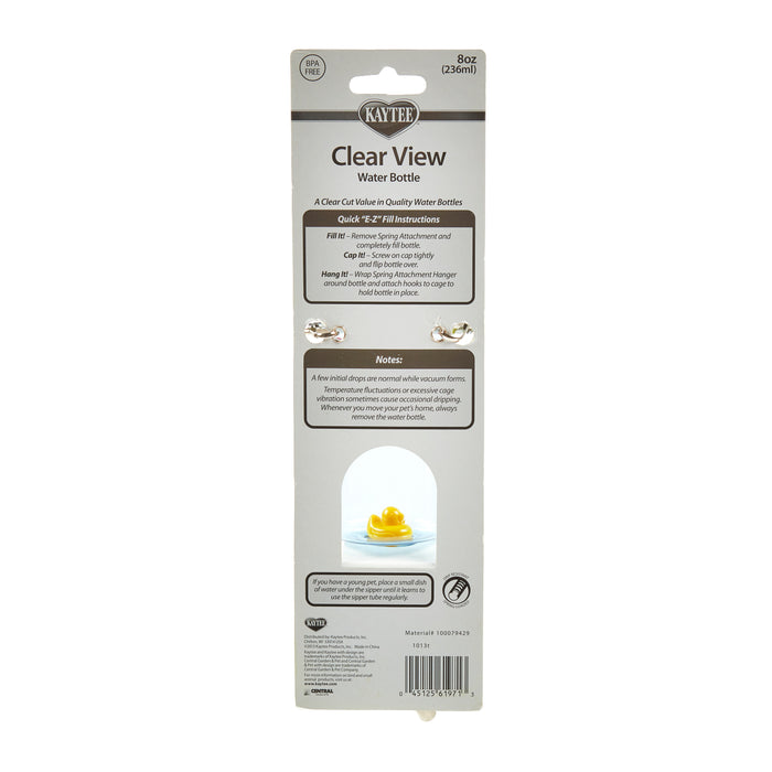 Kaytee Bote bebedero Clear Water Para Animales Pequeños