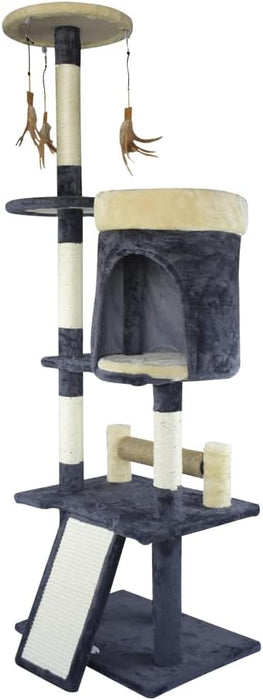 Fancy Pets Mueble/Rascador para Gato Tripoli de 143 Centímetros de Altura