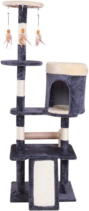 Fancy Pets Mueble/Rascador para Gato Tripoli de 143 Centímetros de Altura