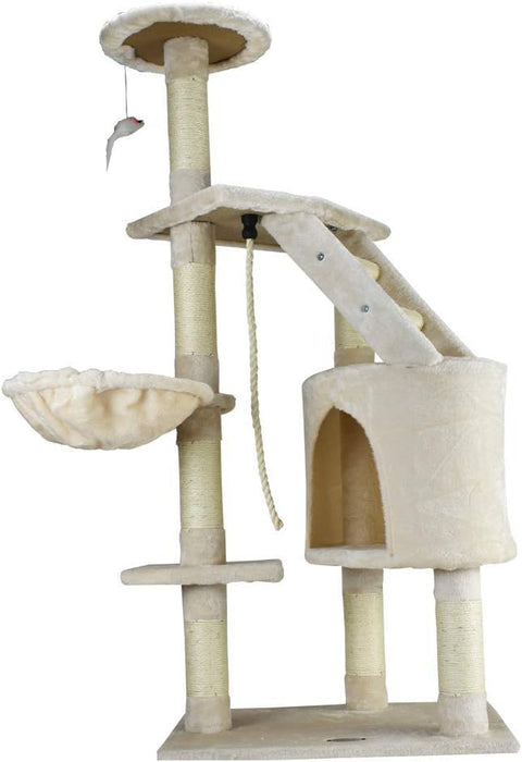 Fancy Pets Mueble/Rascador para Gato Atenas de 120 Centímetros de Altura