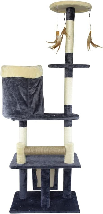 Fancy Pets Mueble/Rascador para Gato Tripoli de 143 Centímetros de Altura