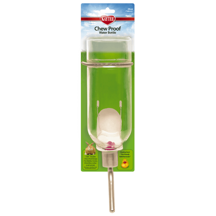 Bebedero Kaytee de Vidrio a Prueba de mordidas Para Animales Pequeños