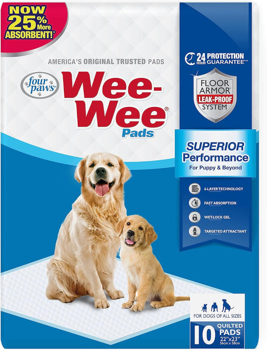 Wee-Wee Tapete Entrenador Extra Grande 10 Piezas