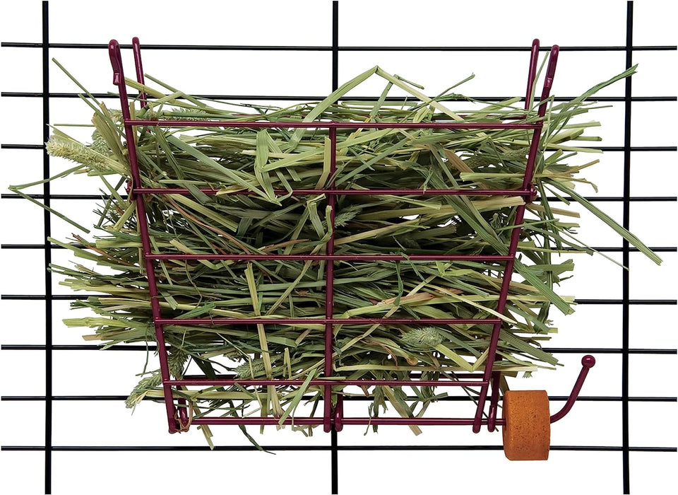 Comedero para Heno Kaytee con Colgador de Sal para Animales Pequeños