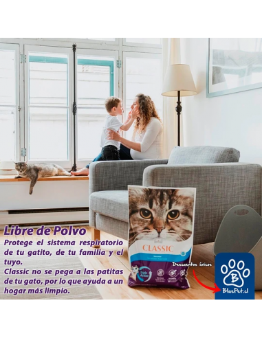 Intersand Arena aglutinante de arcilla sin aroma Classic para gato