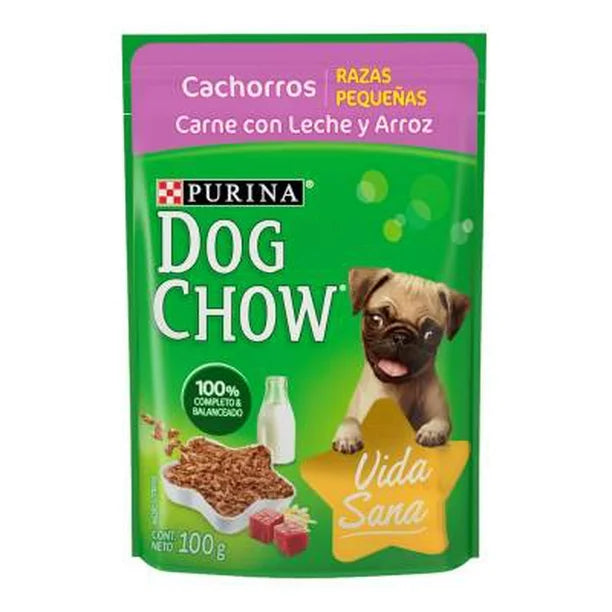 DOG CHOW Cachorro Raza Pequeña Car Lec Arz 100 g