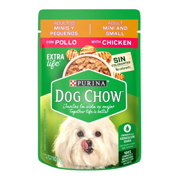 DOG CHOW Adulto Raza Pequeña Pollo 100 g