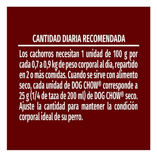 DOG CHOW Cachorro Carne 100 g