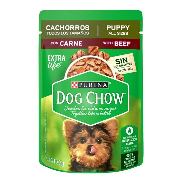 DOG CHOW Cachorro Carne 100 g