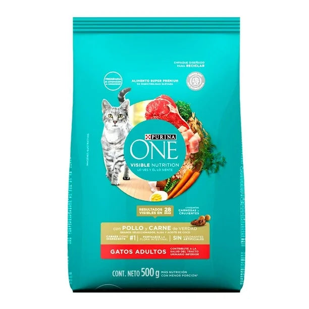 ONE Gato Adulto Carne 500 g