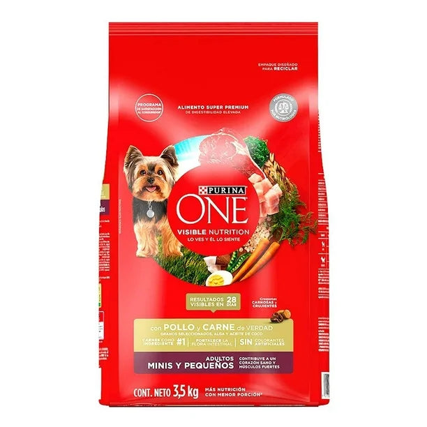 ONE Adulto Mini Pequeño Carne 3.5 kg