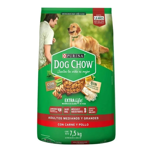 DOG CHOW Adulto M/G 7.5 kg