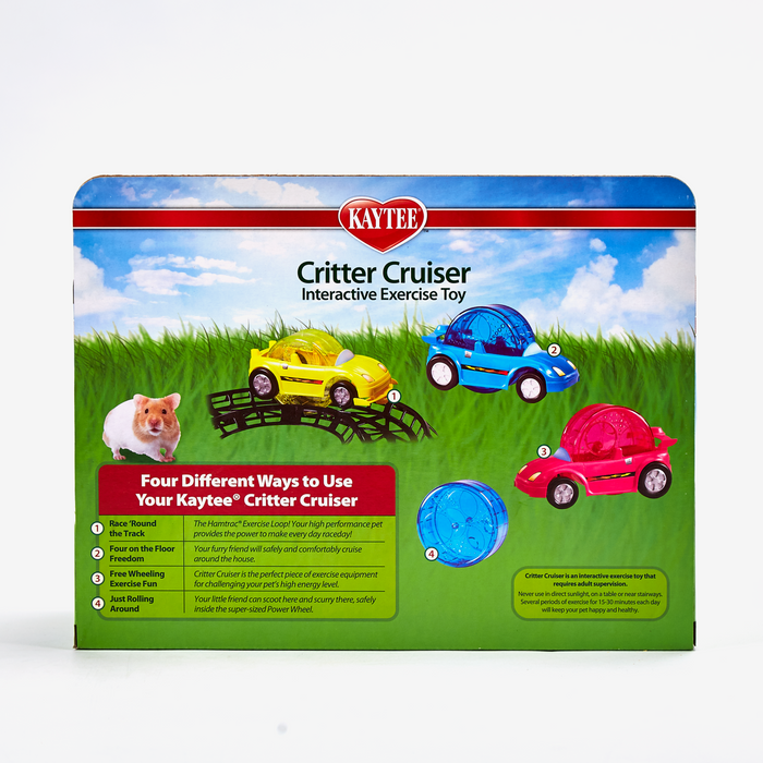 Kaytee Critter Cruiser Carro Ejercitador Para Animales Pequeños (Variedad de Colores)