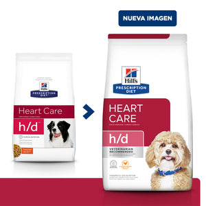 Hill's Prescription Diet h/d Cuidado del Corazón Alimento seco para Perros con Sabor a Pollo