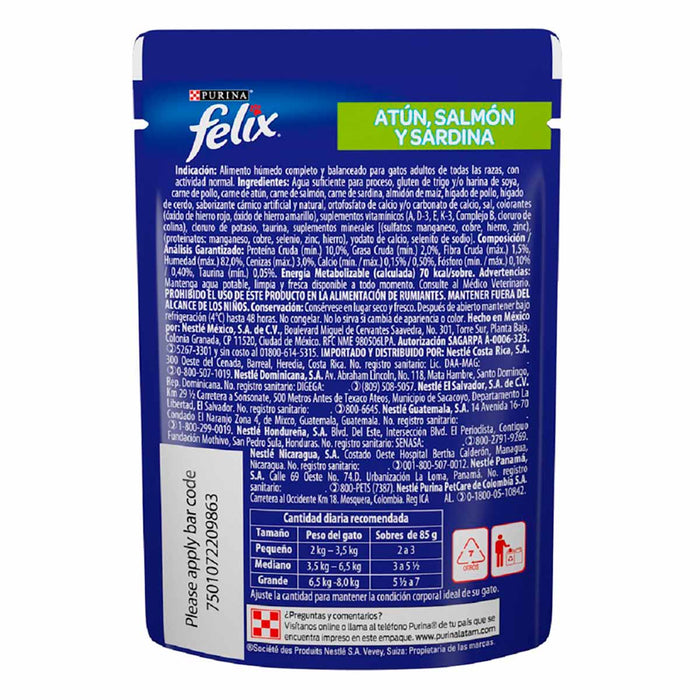 FELIX Atun Salmon Sardina Salsa 85 g