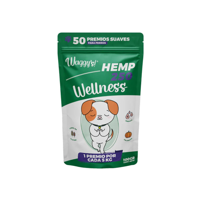 Waggy's-wellness 250 hemp 50 piezas