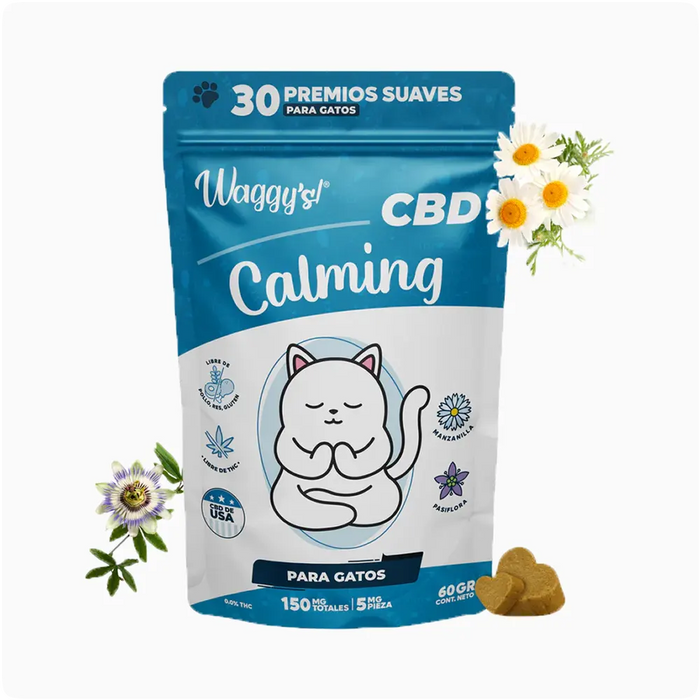 Waggy's-calming CBD gato 30 piezas