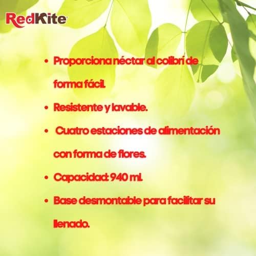 RedKite, Bebedero Para Colibrí 940 ml