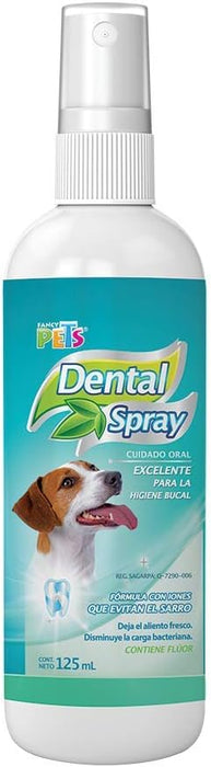 Fancy Pets Spray Dental 125 Mililítros Anti Sarro para Perro