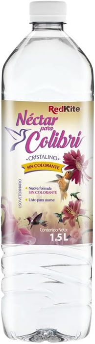 RedKite Néctar Líquido Natural Sin Colorante para Colibrí con 1.5 litros