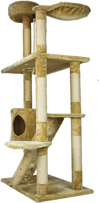 Fancy Pets Mueble/Rascador para Gato Byblos de 158 Centímetros de Altura