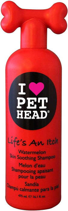 Pet Head Life's an Itch, Shampoo Calmante Para La Piel de los Perros 16.1 oz (475 ml)