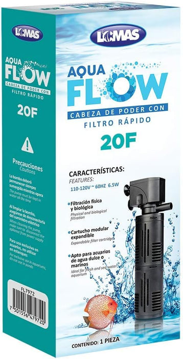 Lomas Cabeza de Poder C/Filtro Rápido Aquaflow 20
