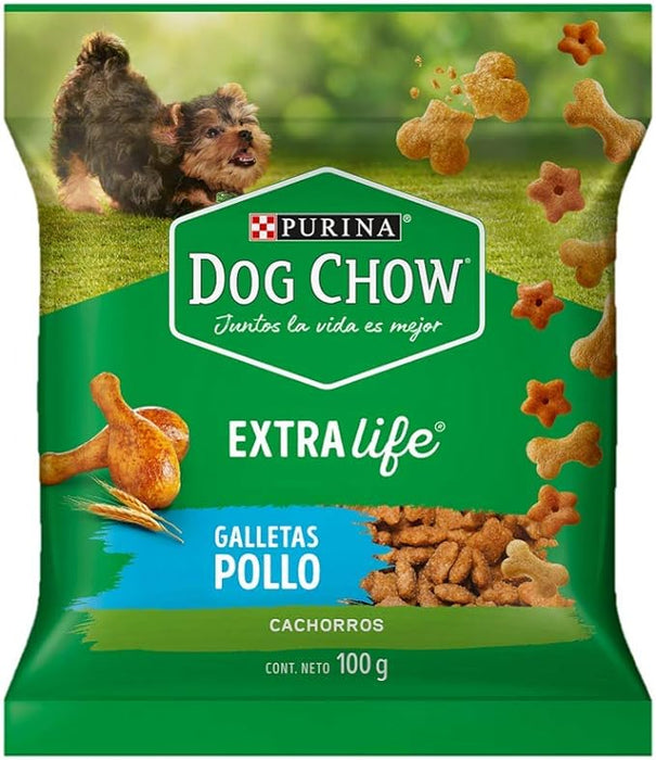 DOG CHOW Cachorro Galleta De Pollo 100g