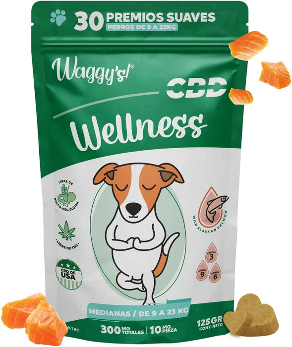 Waggy's-wellness 300 CBD 30 piezas