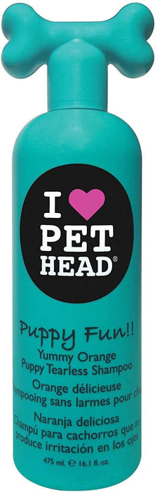 Pet Head Shampoo Hipoalergénico sin lágrimas Puppy Fun 16.1 oz (475 ml)