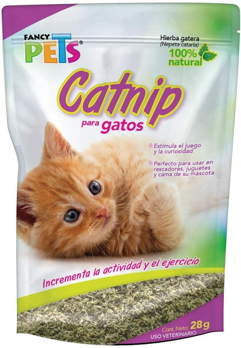 Fancy Pets Catnip para Gato o Hierba Gatera con 28 Gramos