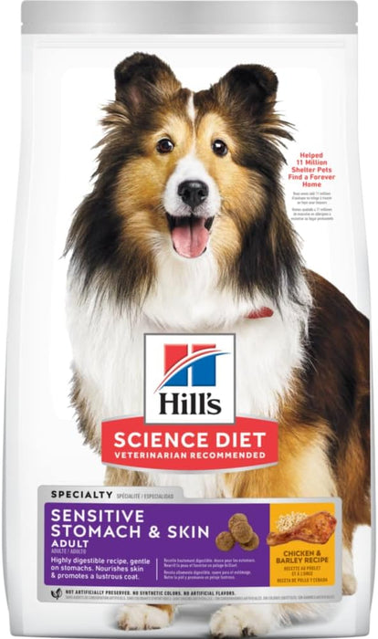 Hill's Science Diet Alimento para Perros con Piel y Estómago Sensibles para Adultos