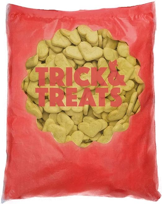 Trick & Treats Catch! - Galletas con Sabor de Crema de platano - (corazon chico), 1 kg