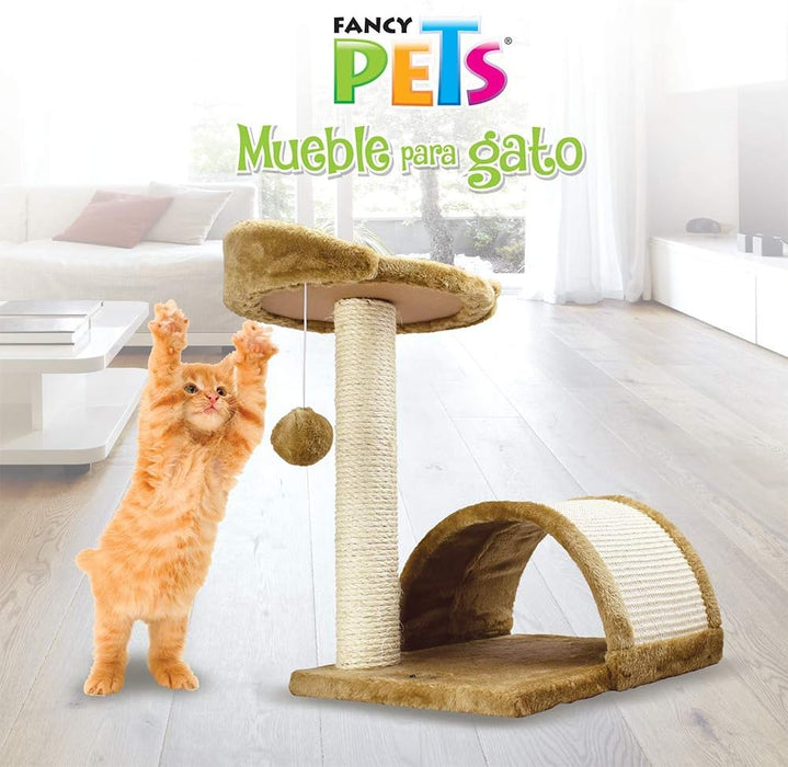 Fancy Pets Mueble/Rascador para Gato Estambul de 50 Centímetros de Altura