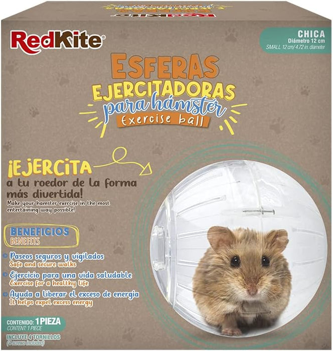 Red Kite Esfera Ejercitadora para Hámster y Animales Pequeños, Transparente