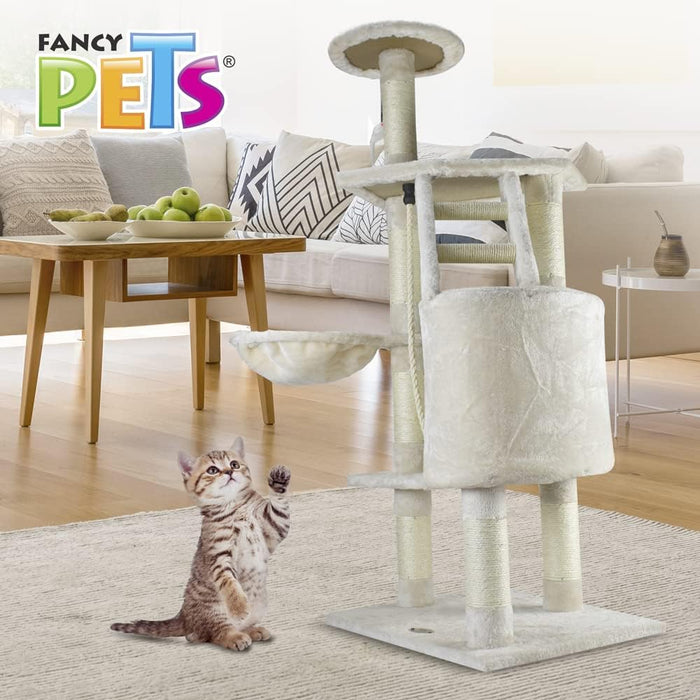 Fancy Pets Mueble/Rascador para Gato Atenas de 120 Centímetros de Altura