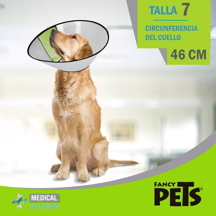 Fancy Pets Medical Solution Collar Isabelino para Perro Talla 7 con 46 Centímetros