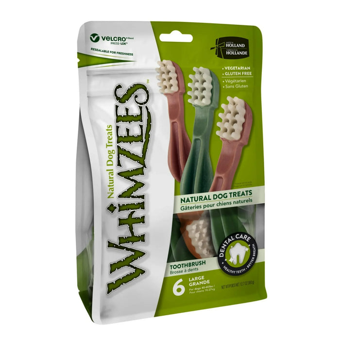 Whimzees-cepillo de dientes L 6 piezas