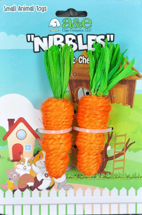 Juguete A&E de Esponja Zanahoria para Pequeños Mamíferos