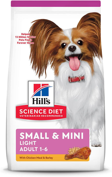 Hill's Science Diet, Alimento para Perro Adulto Raza Pequeña Light