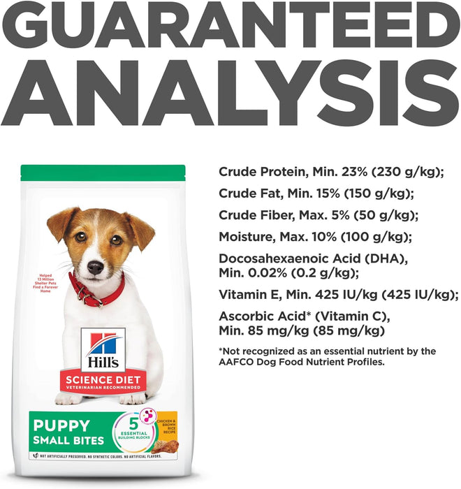 Hill's Science Diet, Alimento para Perro Puppy (Cachorro) Small Bites, Seco