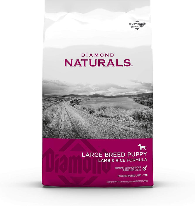 DIAMOND NATURALS-LARGE BREED PUPPY (LAMB) 27/15 2.72 Kg