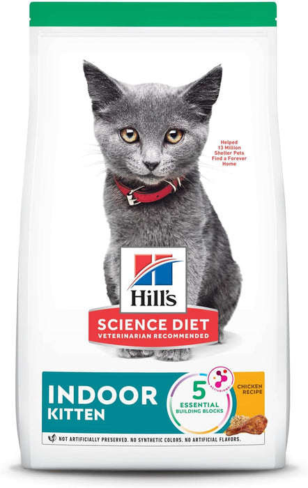 Hill's Science Diet, Alimento para Gatito (Kitten) Indoor Croquetas