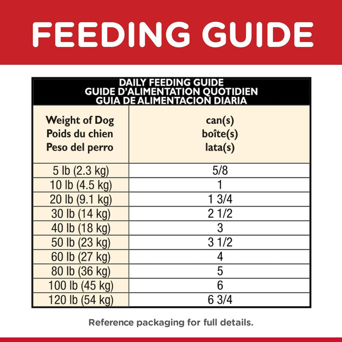 Hill's Science Diet, Adult 7+ Vitalidad Juvenil, Alimento en lata para Perros Adultos Mayores, Estofado de Pollo y Vegetales, (lata de 354 gr)