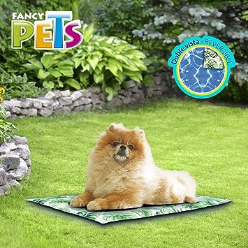 Fancy Pets Tapete Refrescante Cool con Auto Enfriamiento para Perros con Doble Vista
