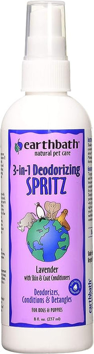 Eartbath Desodorizante en Spray Lavanda Para Perros 237 ml (8 oz)