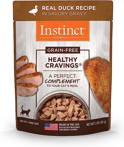 Instinct Healthy Cravings Receta de Pato Para Gatos
