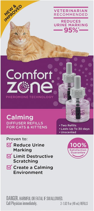 Comfort Zone Repuesto Calmante Para Gatos 2 Piezas