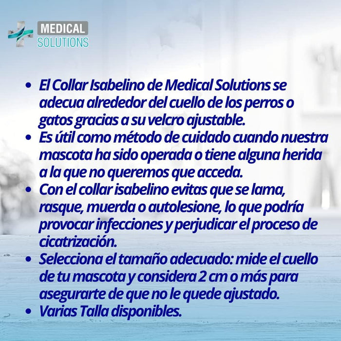 Fancy Pets Medical Solution Collar Isabelino para Perro Talla 7 con 46 Centímetros