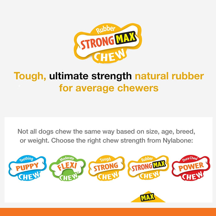 Nylabone Strong Max - Juguete Masticable para Perros en Forma de Cono